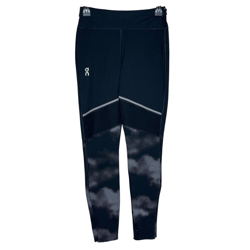 On Running Black Lumos Long Tight Size Small Zip … - image 2